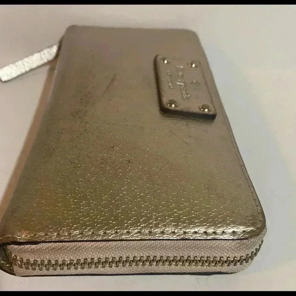 Kate spade metallic bronze leather wallet - Picture 5 of 13
